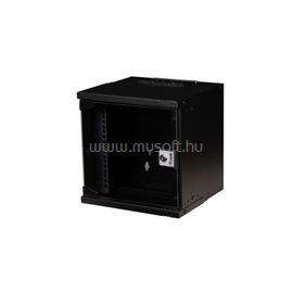 EQUIP Fali Rackszekrény - EWM-06-3030-B (10", 6U, 300x300mm, lapra szerelt, fekete) EQUIP_EWM-06-3030-B small