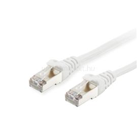 EQUIP Kábel - 606002 (S/FTP patch kábel, CAT6A, LSOH, PoE/PoE+ támogatás, fehér, 0,5m) EQUIP_606002 small
