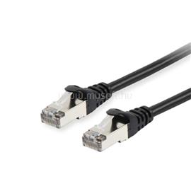 EQUIP Kábel - 606106 (S/FTP patch kábel, CAT6A, LSOH, PoE/PoE+ támogatás, fekete, 5m) EQUIP_606106 small