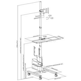 EQUIP Munkaállomás állvány - 650171 (17