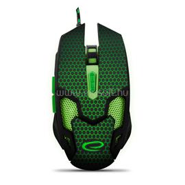 ESPERANZA Cobra MX207 gamer vezetékes egér (fekete-zöld) ESPERANZA_EGM207G small