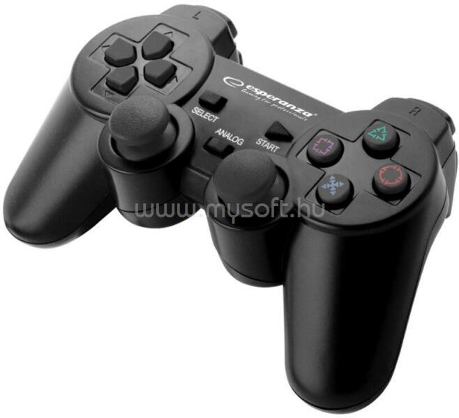 ESPERANZA TROOPER GAMEPAD PS3/PC USB (FEKETE)