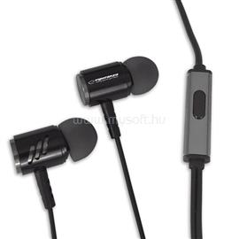 ESPERANZA sztereó mikrofonos fülhallgató (fekete-szürke) ESPERANZA_EH207KS small