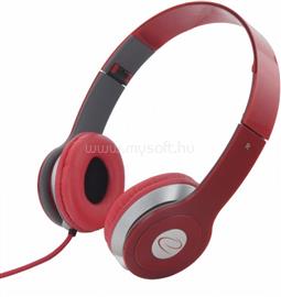 ESPERANZA Techno sztereó vezetékes fejhallgató (piros) ESPERANZA_EH145R small