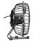 EVEREST EFN-482 asztali ventilátor (fém, USB, fekete) EVEREST_8359 small