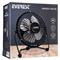 EVEREST EFN-482 asztali ventilátor (fém, USB, fekete) EVEREST_8359 small