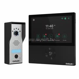 EVOLVEO DoorPhone AHD7, otthoni WiFi videotelefon készlet kapu- vagy ajtóvezérléssel fekete monitorral DPAHD7-B small