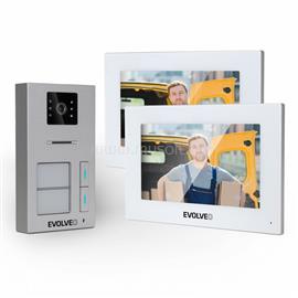 EVOLVEO DoorPhone AP2-2 vezetékes video kaputelefon két lakáshoz alkalmazással DPAP2-W small