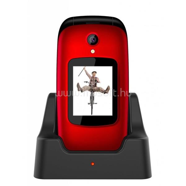 EVOLVEO EasyPhone EP770 2,8" mobiltelefon (piros)