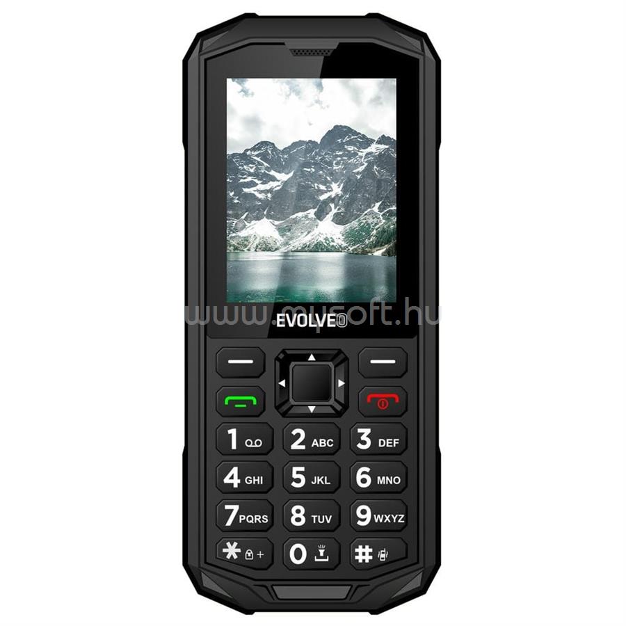 EVOLVEO Strongphone X5 Dual-SIM mobiltelefon (fekete/szürke)