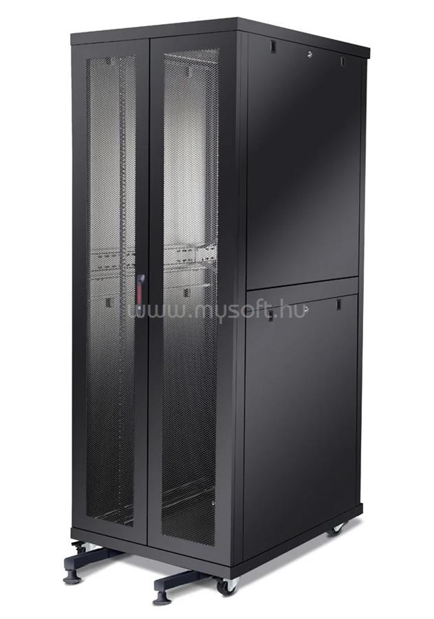 FORMRACK 42U Server 600x1200 mm 19" szerver rack szekrény - RAL9005 fekete