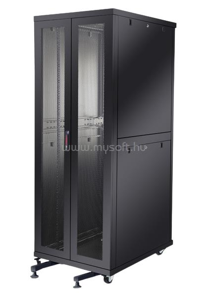 FORMRACK 42U Server 800x1200 mm 19" szerver rack szekrény - RAL9005 fekete