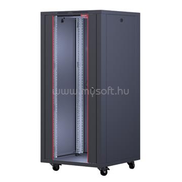 FORMRACK RAL9005 12U Interline 600x600 19" szabadon álló rack szekrény (fekete)