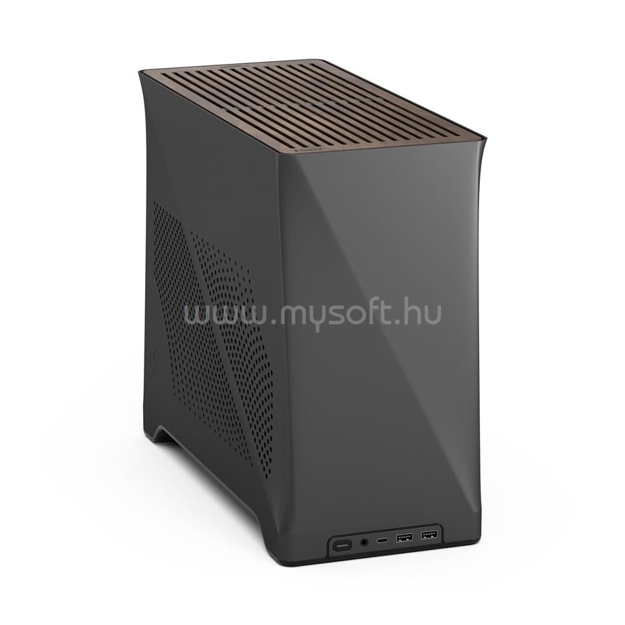 FRACTAL DESIGN Era 2 Charcoal Gray (táp nélküli) ITX ház