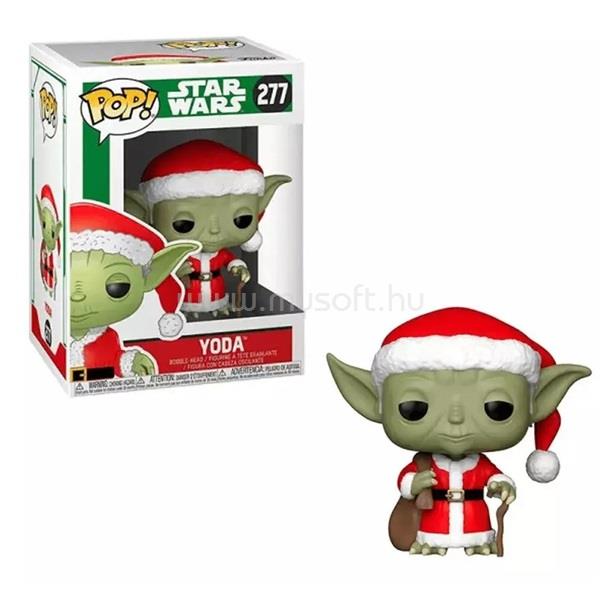 FUNKO POP! (277) Bobble Star Wars - Holiday Santa Yoda figura