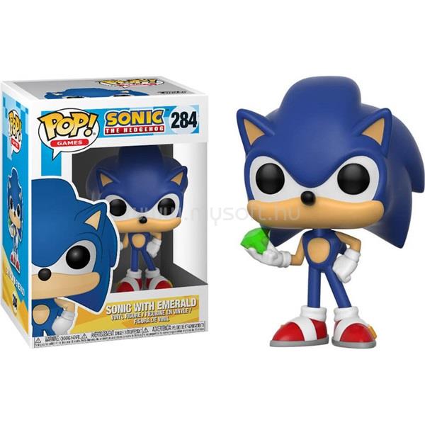 FUNKO POP! Games (284) Sonic the Hedgehog - Sonic with Emerald figura