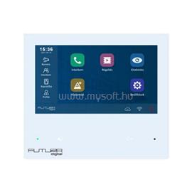 FUTURA DIGITAL FUTURA VIX-482 érintőkijelzős/Wi-Fi modul hívástovábbítással/7"-s kijelző/Interkom/IP videós lakáskészülék VIX-482 small