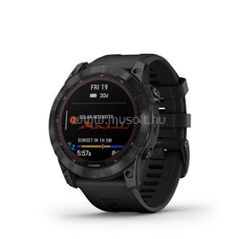 GARMIN fenix 7X okosóra Saphire fekete Ti fekete szilikon szíjjal (Solar) 010-02541-23 small