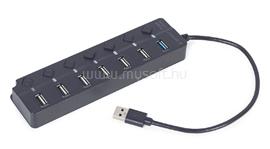 GEMBIRD 7-portos USB3.0 hub portonként kapcsolható (fekete) UHB-U3P1U2P6P-01 small