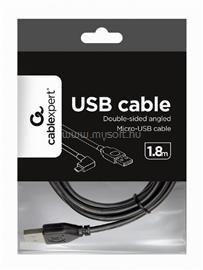 GEMBIRD CC-USB2-AMmDM90-6 Double-sided angled Micro-USB to USB 2.0 AM cable 1.8 m black CC-USB2-AMMDM90-6 small