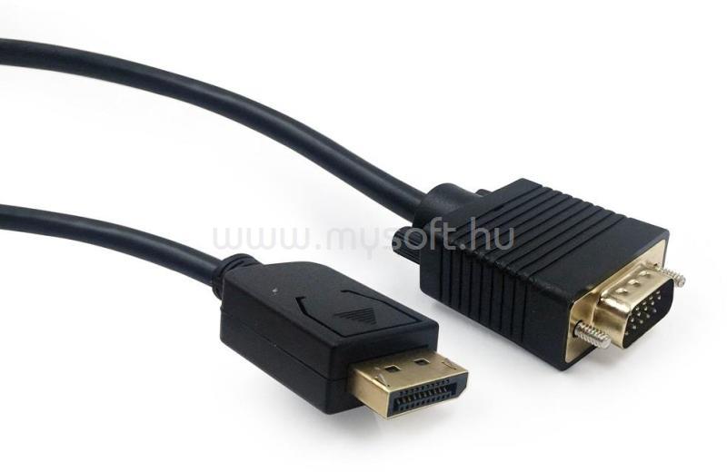 GEMBIRD CCP-DPM-VGAM-6 DisplayPort to VGA adapter cable Black 1.8m