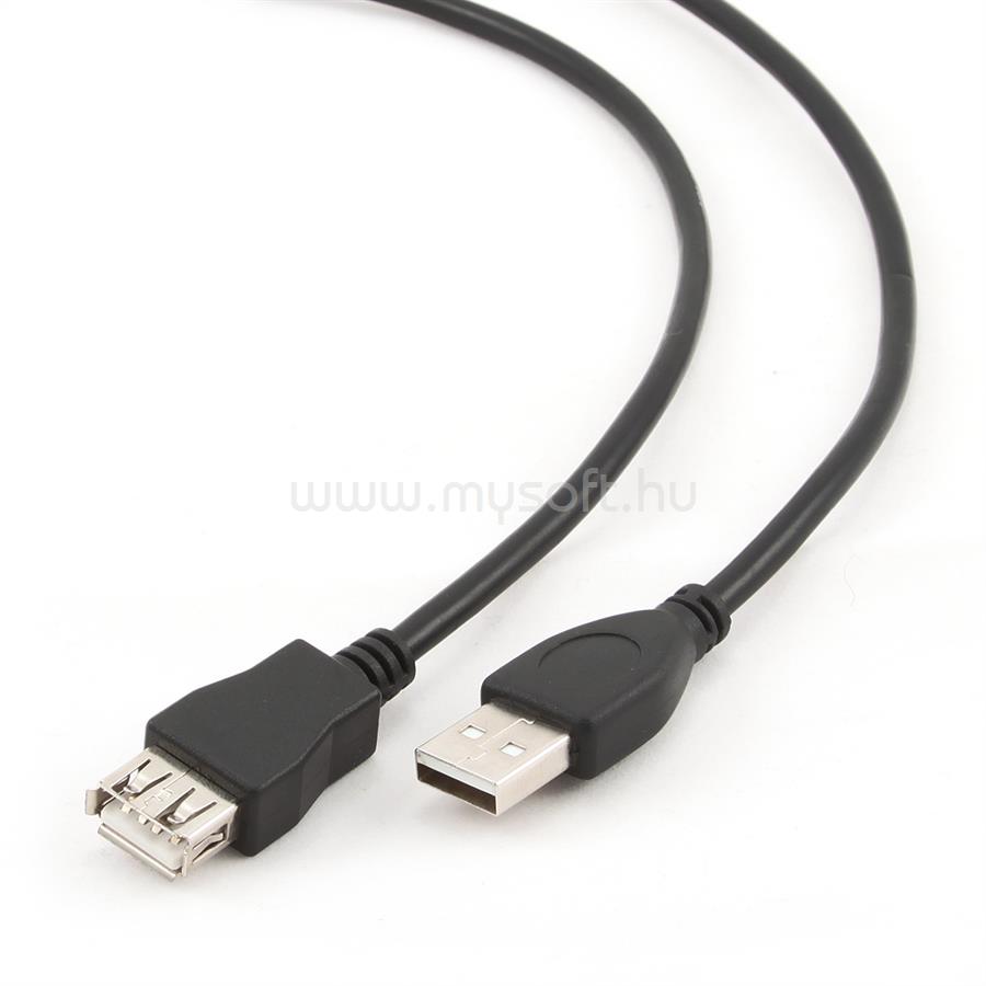 GEMBIRD CCP-USB2-AMAF-15C USB 2.0 A Male - A Female socket 15ft cable black