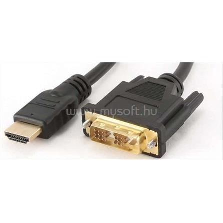 GEMBIRD HDMI -> DVI-D M/M video jelkábel 4.5m fekete