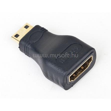 GEMBIRD HDMI mini C -> HDMI M/F adapter fekete