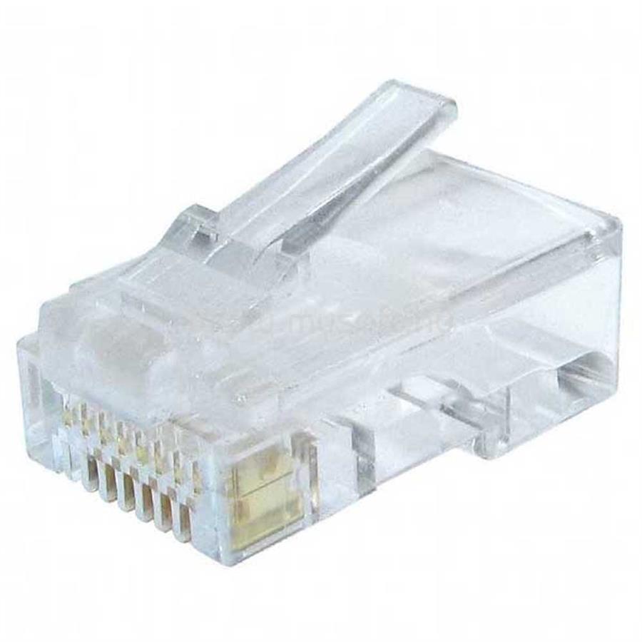 GEMBIRD LC-8P8C-002/100 LAN modular plug 8P8C for solid CAT6 LAN cable 30U 100 pcs.