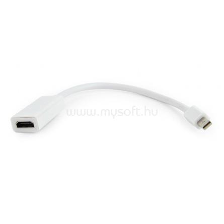 GEMBIRD Mini DisplayPort 1.2 -> HDMI M/F adapter 0.2m fehér