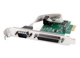 GEMBIRD PEX-COMLPT-01 PCIe x1 COM serial port + LPT port IO vezérlő PEX-COMLPT-01 small