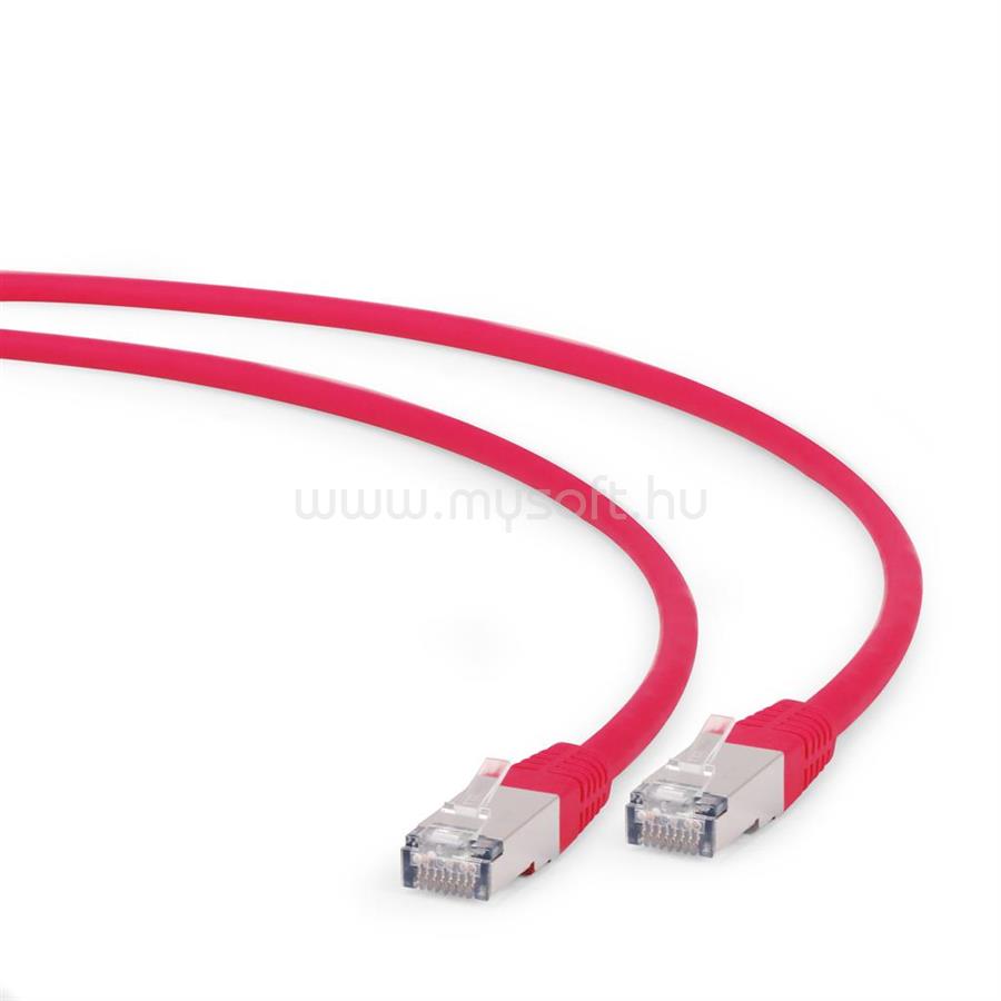 GEMBIRD PP6A-LSZHCU-R-2M patch cord RJ45 cat. 6A SFTP LSZH 2m red