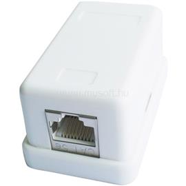 GEMBIRD RJ45 cat.5 szerelődoboz (fehér) NCAC-HS-SMB1 small