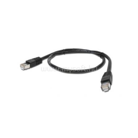 GEMBIRD RJ45 CAT6 FTP - RJ45 CAT6 FTP M/M adatkábel 0.5m fekete