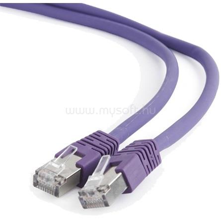 GEMBIRD RJ45 CAT6A S/FTP - RJ45 CAT6A S/FTP M/M adatkábel 0.5m lila LSZH