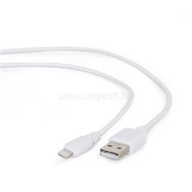 GEMBIRD USB-A 2.0 -> Lightning M/M adatkábel fehér CC-USB2-AMLM-2M-W small