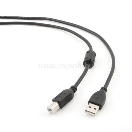 GEMBIRD USB-A 2.0 -> USB-B 2.0 M/M adatkábel 4.5m fekete