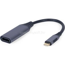 GEMBIRD USB-C -> HDMI 1.4 M/F adapter 0.15m szürke A-USB3C-HDMI-01 small