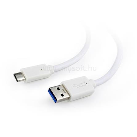 GEMBIRD USB-C -> USB-A 3.0 M/M adatkábel 0.1m fehér