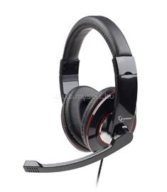 GEMBIRD USB sztereó headset, fényes fekete MHS-U-001 small