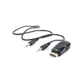 GEMBIRD VGA Jack stereo 3,5mm -> HDMI VGA M/F adapter fekete A-VGA-HDMI-02 small