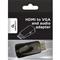 GEMBIRD VGA Jack stereo 3,5mm -> HDMI VGA M/F adapter fekete A-VGA-HDMI-02 small