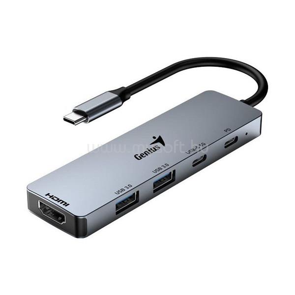 GENIUS UH-500 szürke USB hub