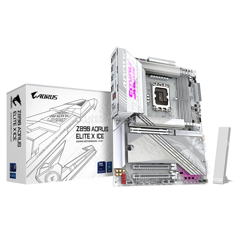 GIGABYTE alaplap Z890 AORUS ELITE X ICE (LGA1851, ATX)