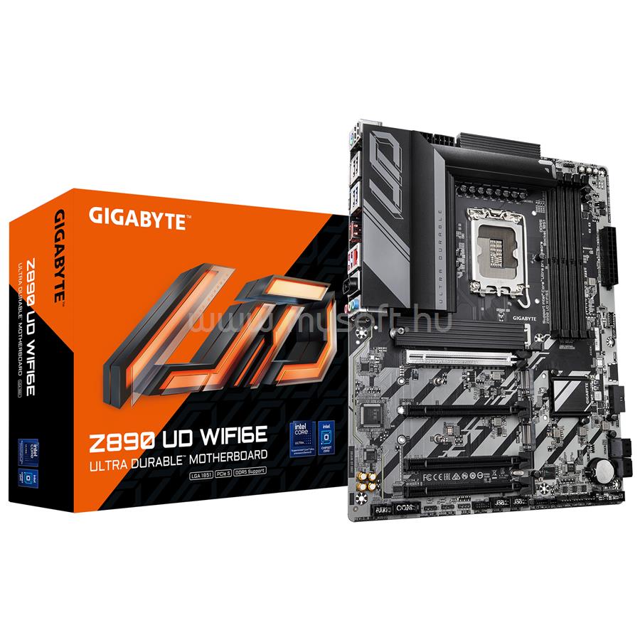 GIGABYTE alaplap Z890 UD WIFI6E (LGA1851, ATX)