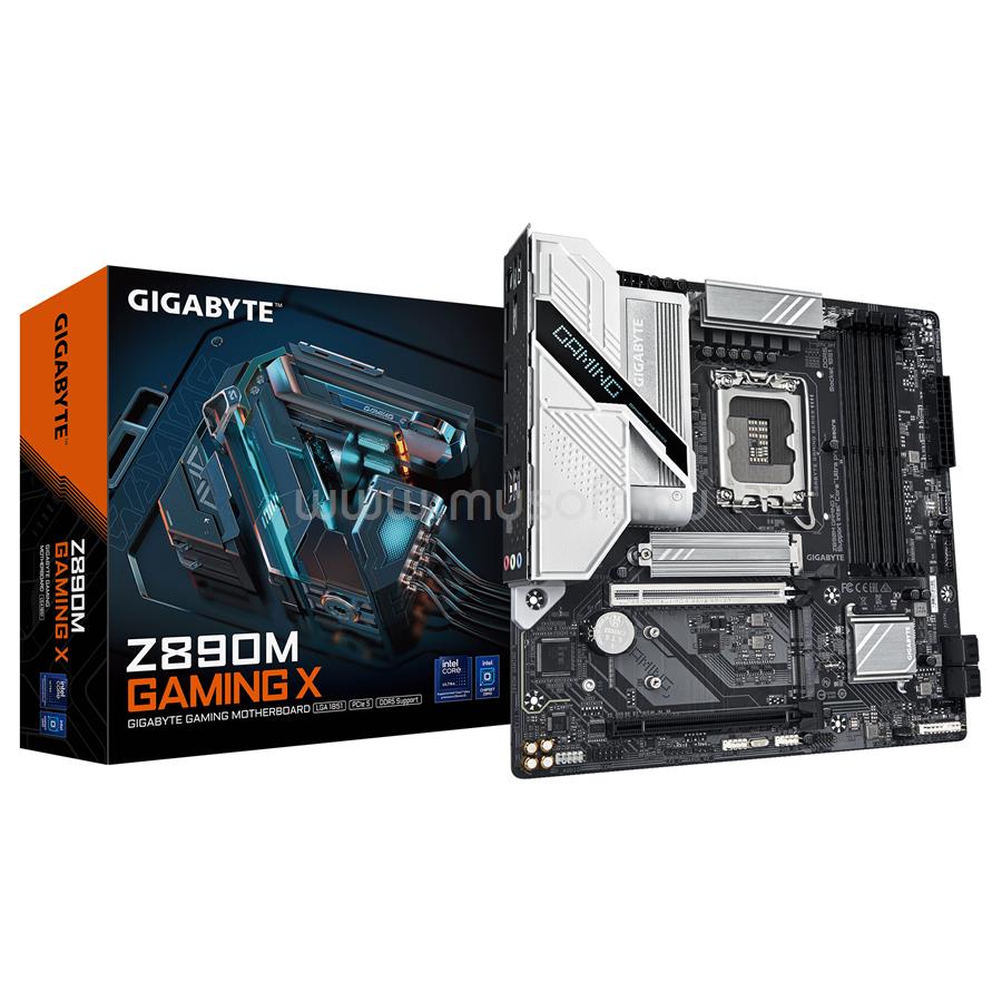 GIGABYTE alaplap Z890M GAMING X (LGA1851, mATX)