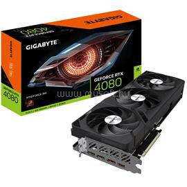 GIGABYTE Videokártya nVidia RTX 4080 WINDFORCE 16GB GDDR6X GV-N4080WF3-16GD small