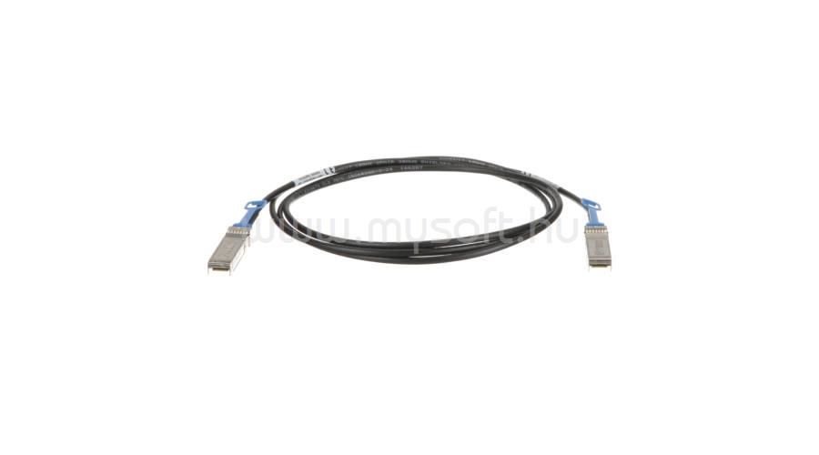 GIGALIGHT SFP+ Direct Attach passzív réz kábel (10GSFP+Cu), 2m,  AWG30, 0~70 hőm