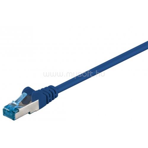 GOOBAY CAT 6A patch kábel, S/FTP (PiMF) kék 7.5m