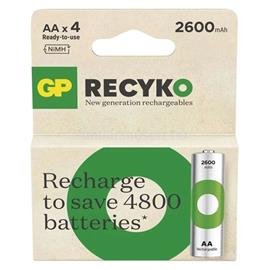 GP BATTERIES GP ReCyko NiMH Akkumulátor HR6 (AA) 2600mAh 4db B25274 small